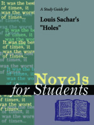 cover image of A Study Guide for Louis Sachar's "Holes"